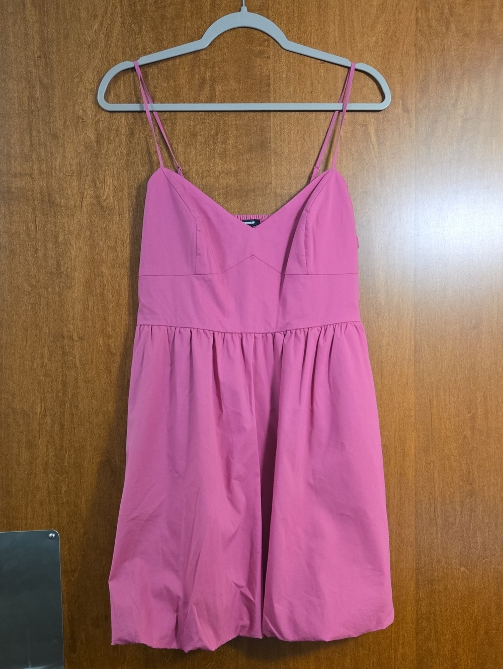 Express Hot Pink Bubble Mini Dress- Size Medium